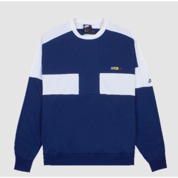 (S/M) Nike NSW Reissue French Terry Crewneck Midnight Navy RARE - Picture 6 of 12
